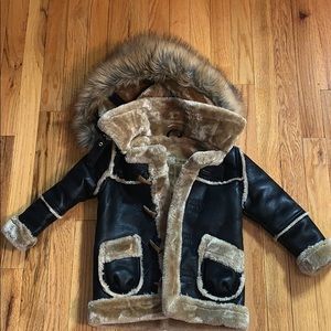 Toddlers Jordan Craig Fur Coat